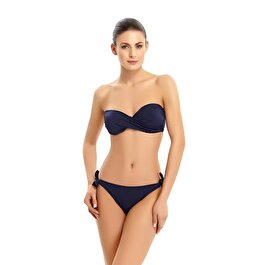 Lacivert Bağcıklı Tek Bikini Alt B0112Y2640 LC Dagi