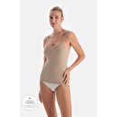 Ekru Modal Askılı Kaşmir Atlet B0169297_316 | DAGI