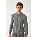 Dagi Mens Grey Melange Sweatshirt 21WM12001ME_GRM | DAGI