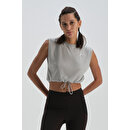Dagi Womens Black Tanktop 22SW13033UK_SY | DAGI