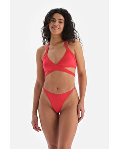 Kırmızı String Bikini Altı