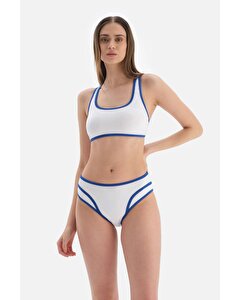 Sax Beyaz Bralet Bikini Üstü