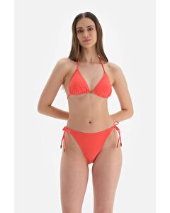 Turuncu Üçgen Küçük Bikini Üstü