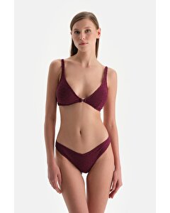 Bordo Brazılıan Bikini Alt