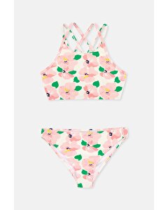 Pembe Halter Yaka Bikini Tk.