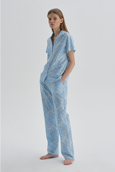 Dagi Women's Light Blue Pyjama Set