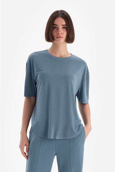 Dagi Active Açık Mavi Kadın Modal Tişört