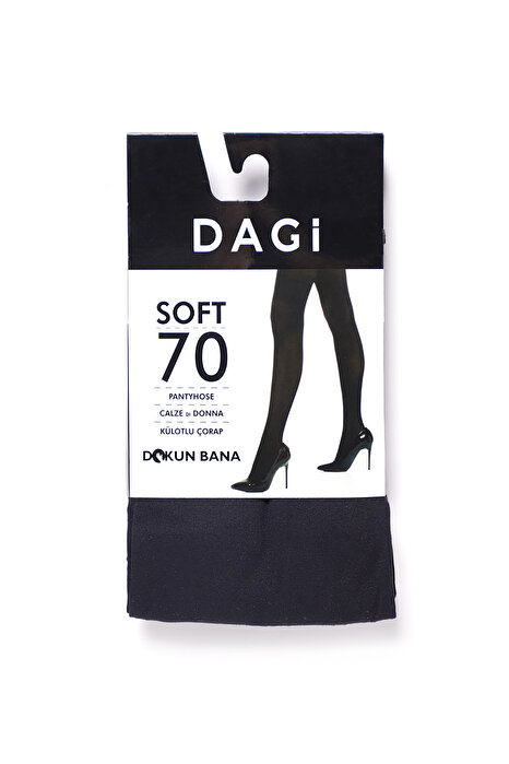 Siyah Soft 70 Külotlu Çorap-Sy