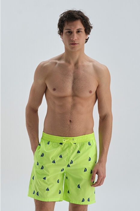 Dagi Men's Green Swimming Trunks