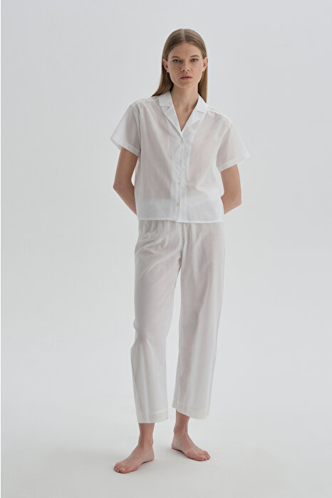 Dagi Women's White Pyjama Set