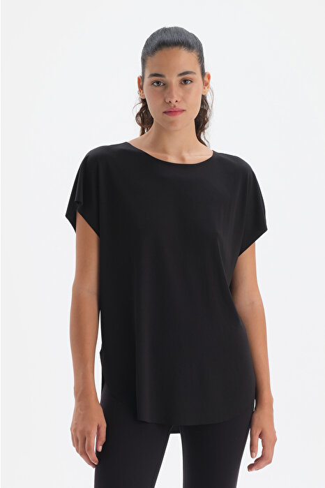 Dagi Womens Black T-Shirt