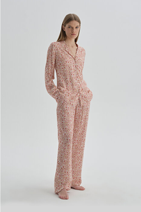 Dagi Women's Pink Pyjama Set