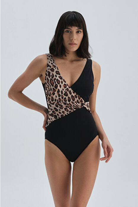 Dagi Women's Leopard Swimsuit