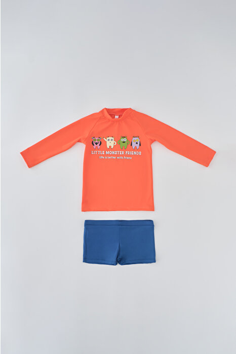 Dagi Boys Orange Short Set