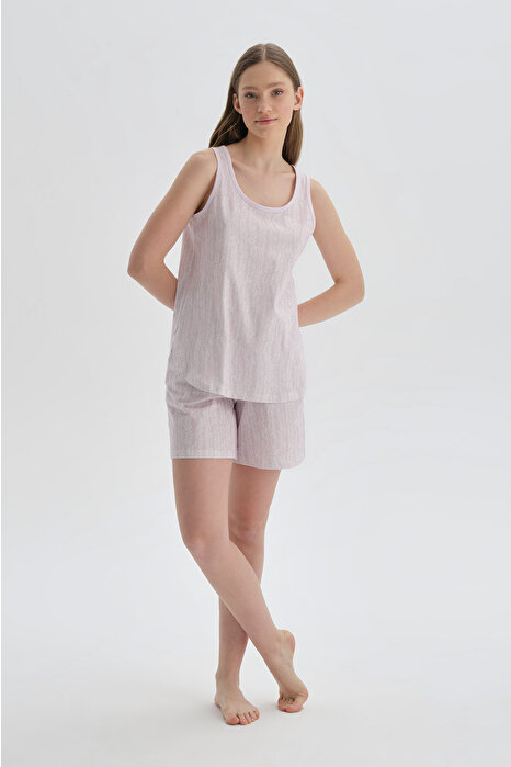 Dagi Women's Lilac Printed Pyjama Set