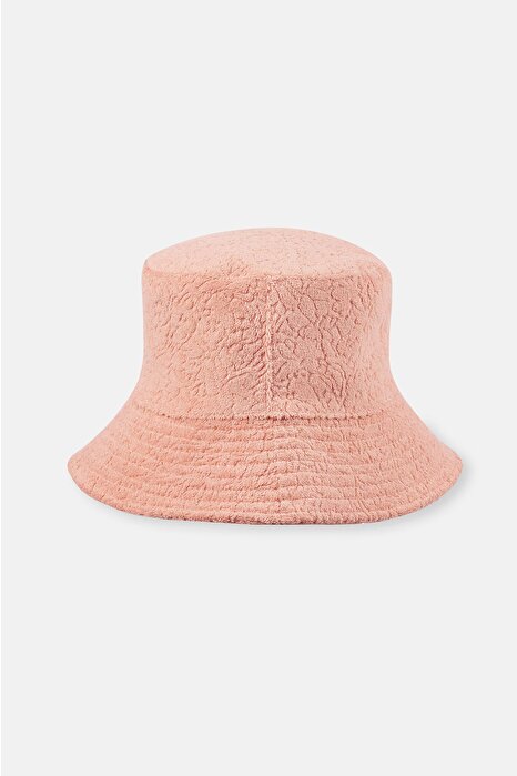 Somon Desenli Bucket Şapka