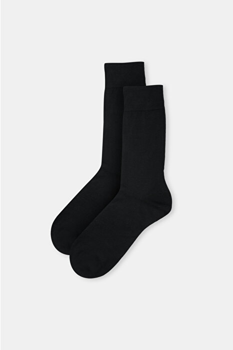 Siyah Merserize Çorap