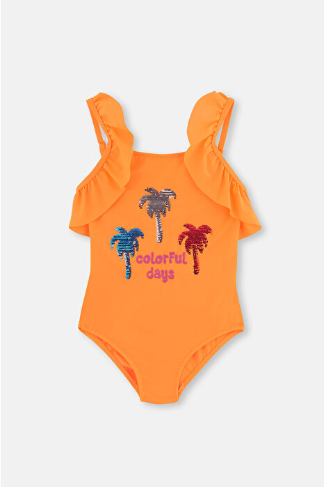 Dagi Girls Orange Swimsuit