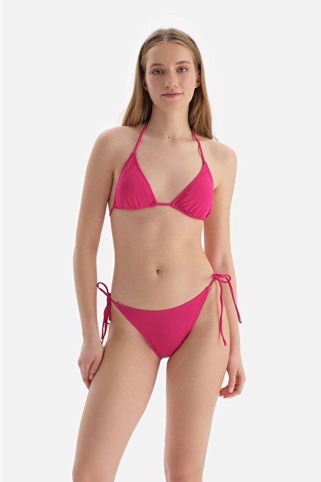 Dagi Womens Fuchsia Triangle Bikini Top