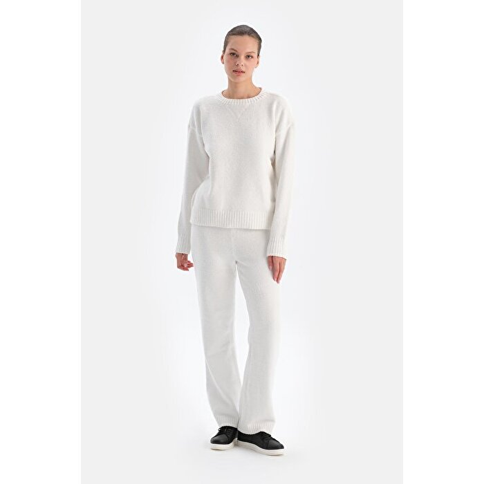 Beyaz Polar Pantolon24AW15357BB_307 | DAGI