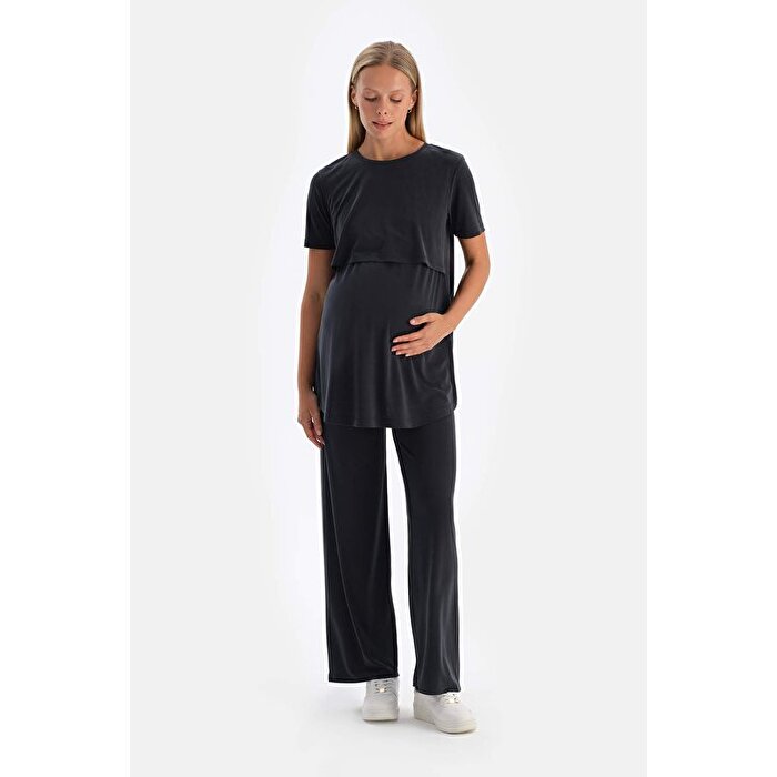 Siyah Modal Hamile Pantolon24AW49071EB_366 | DAGI