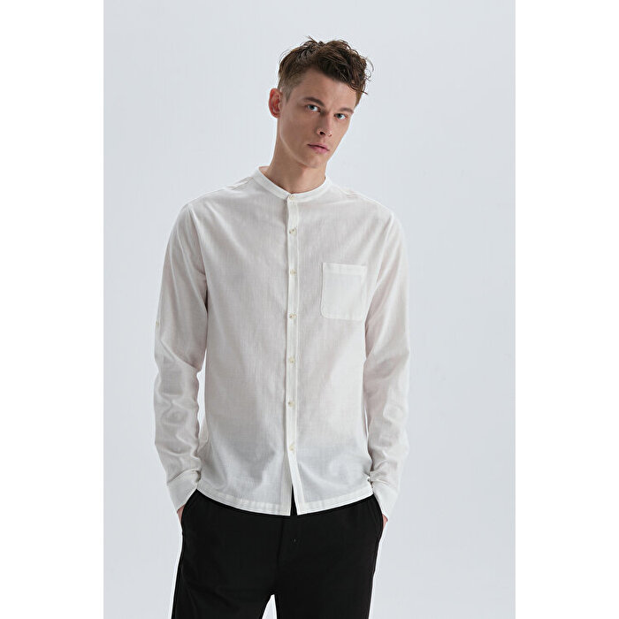 Dagi Mens White Shirt22SM81005NG_BY | DAGI