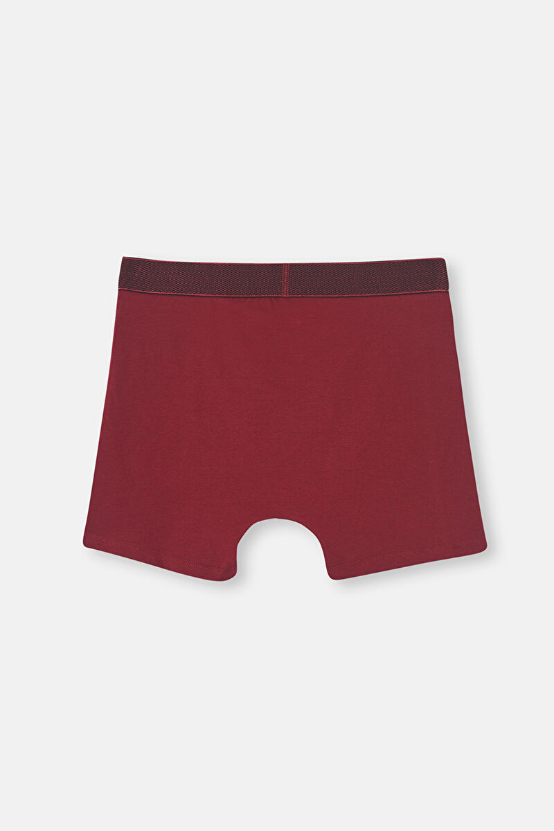 Bordo Spor Pamuklu Boxer E011000270_BOR | DAGI