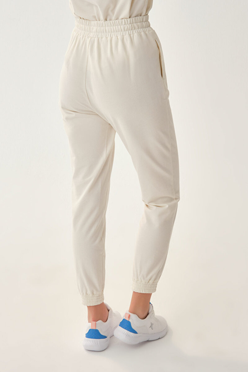 Dagi Womens Ecru Sweatpants 21WW15007BD_EK | DAGI