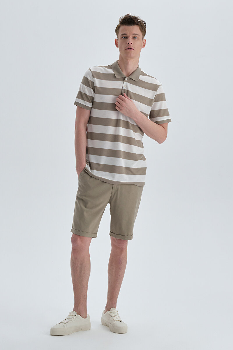 Dagi Mens Khaki Shorts 22SM16072NG_HK | DAGI