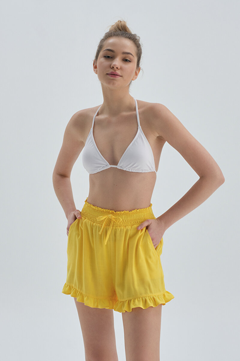 Dagi Womens Yellow Shorts 22SW15089BD_SR | DAGI