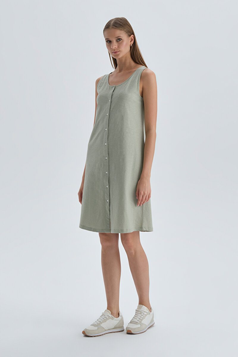 Dagi Womens Light Greeen Dress 22SW86002BD_AYES | DAGI