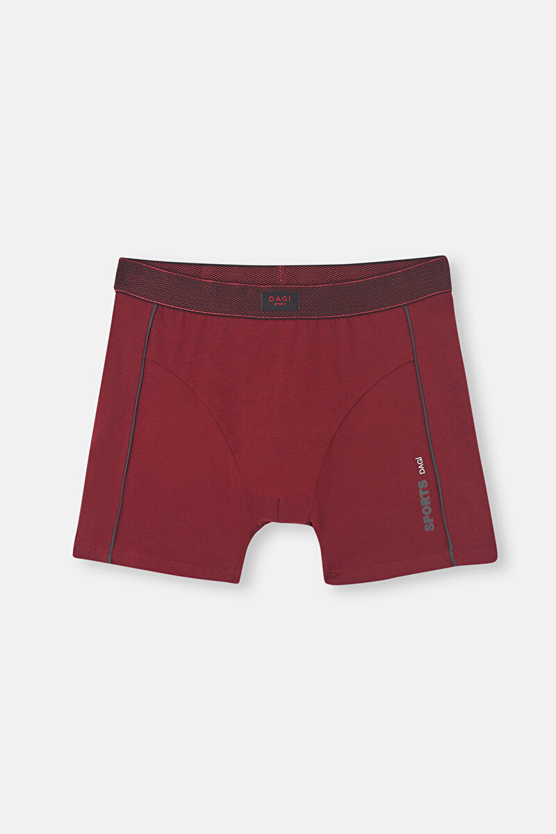 Bordo Spor Pamuklu Boxer E011000270_BOR | DAGI