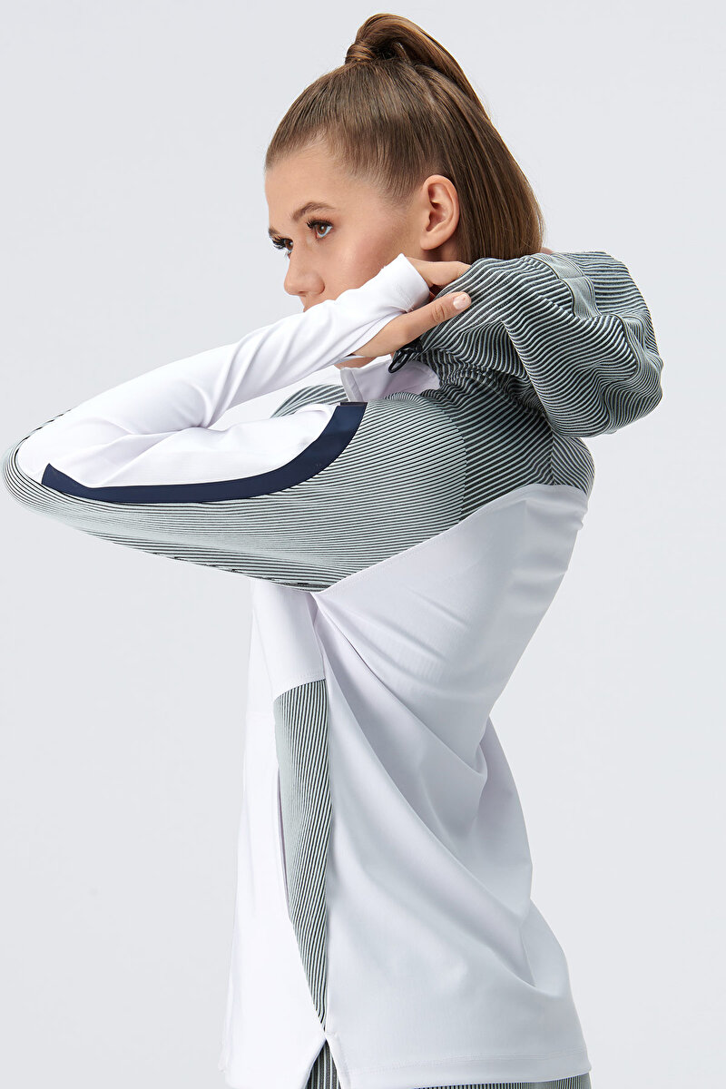 Dagi Womens White Sweatshirt B017029_BY | DAGI