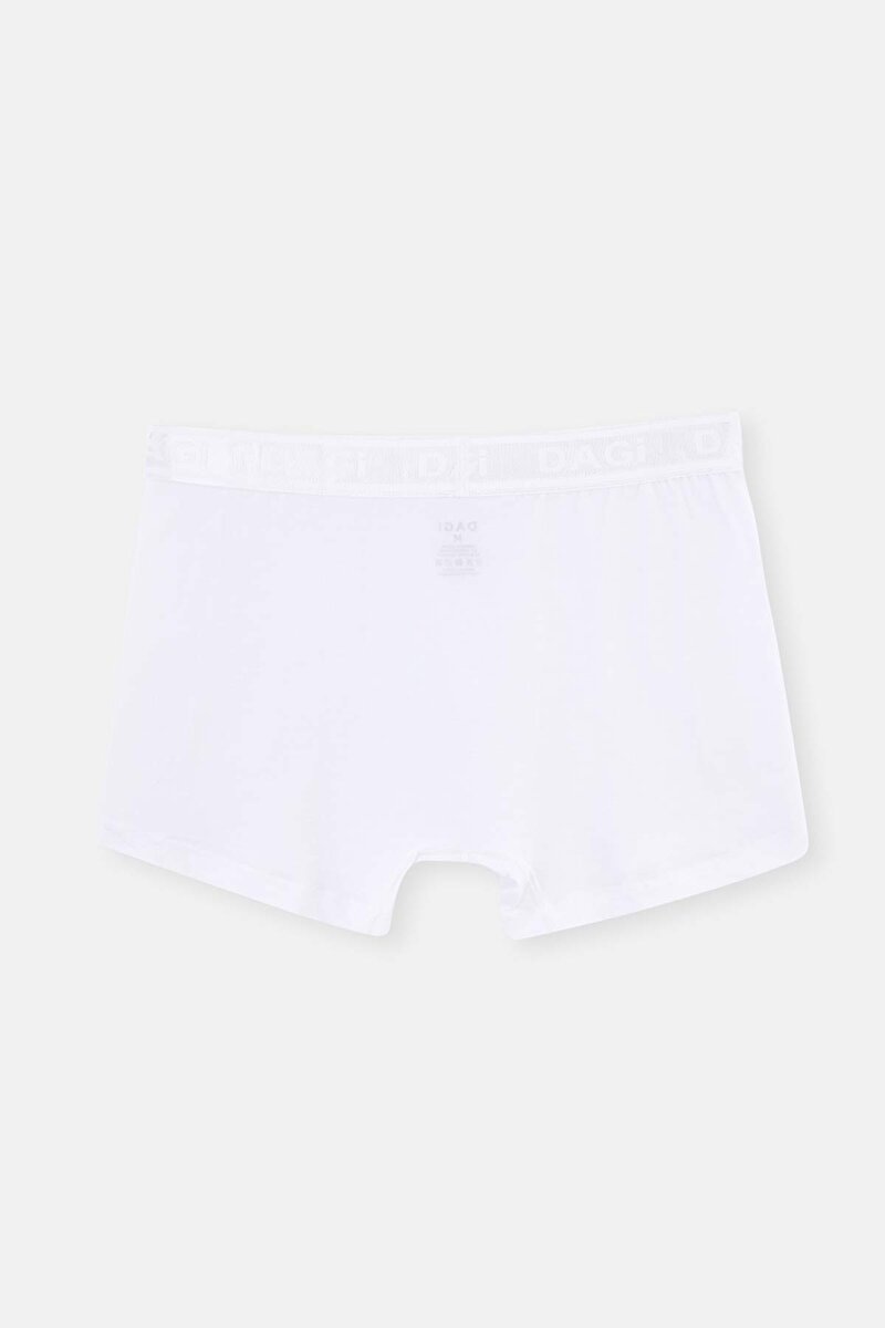 Beyaz Basic Modal 3'lü Boxer E011000602_BY | DAGI