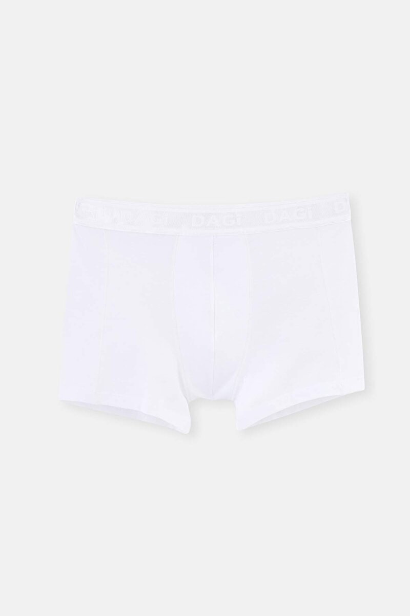 Beyaz Basic Modal 3'lü Boxer E011000602_BY | DAGI