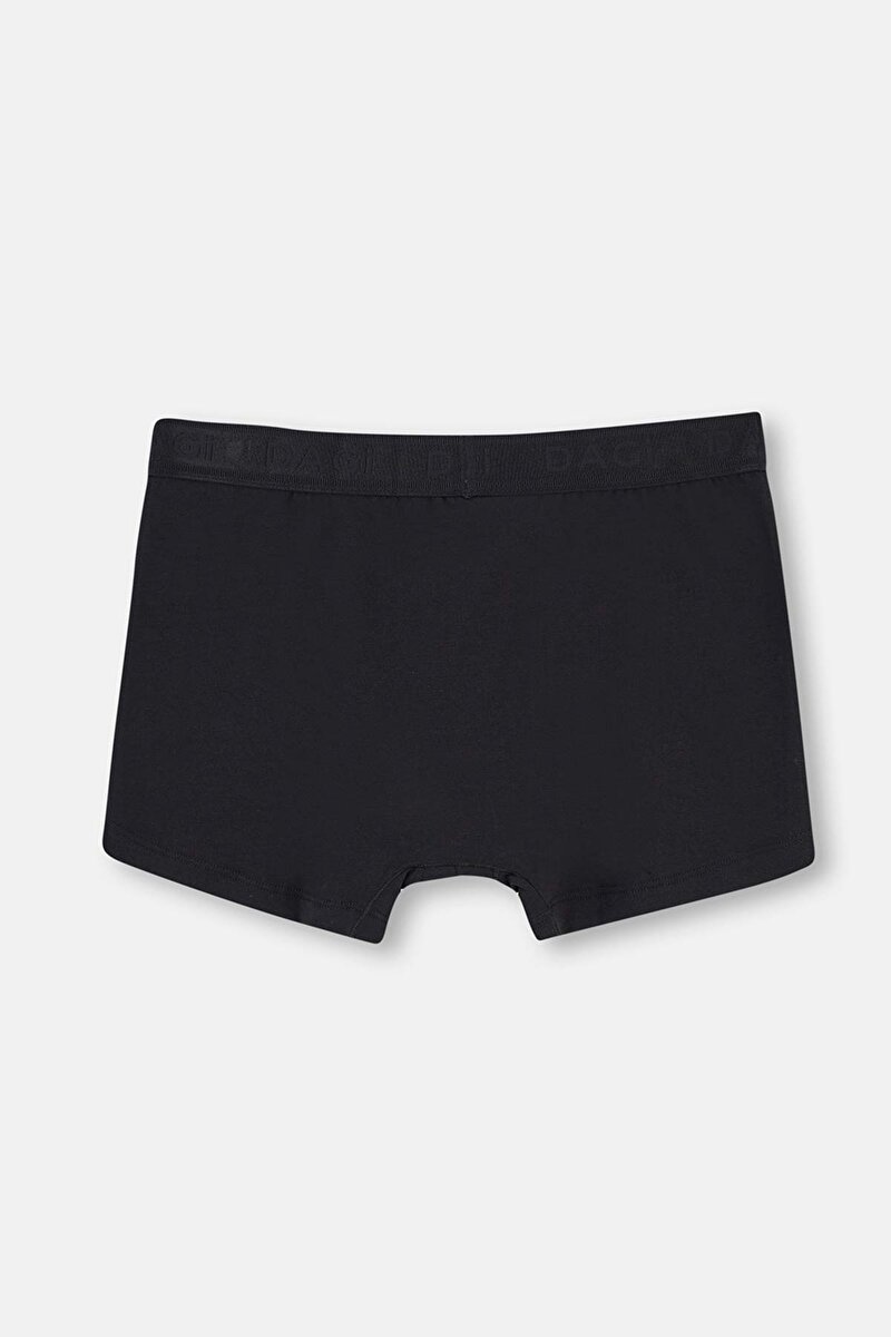 Siyah Basic Modal 3'lü Boxer E011000602_SY | DAGI