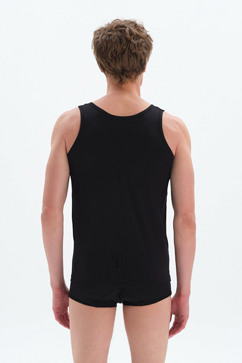 Dagi Mens Black Tanktop E011000350_SY | DAGI