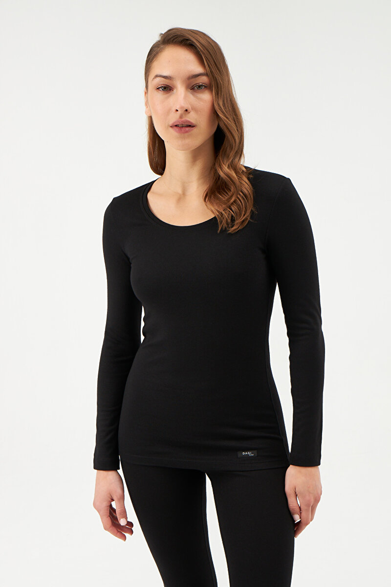 Dagi Womens Black Thermal Underwear B0168740_SY | DAGI