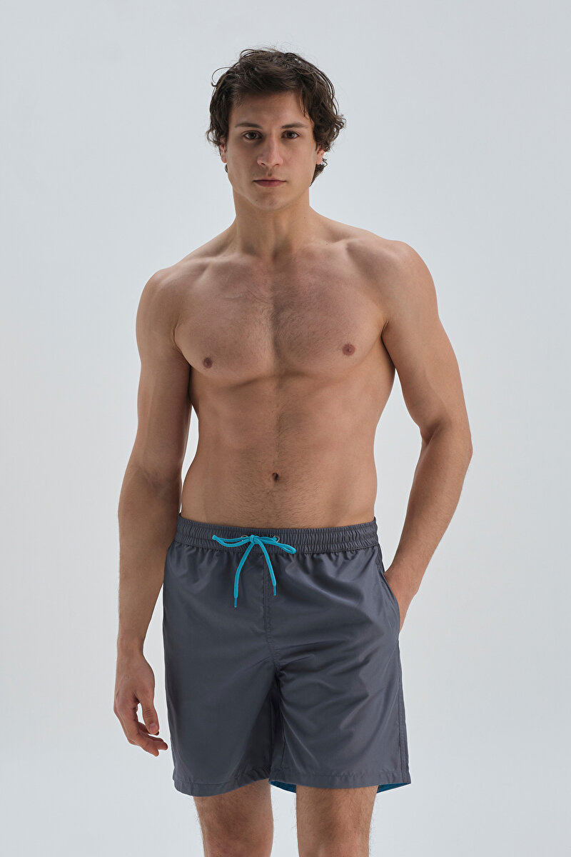 Dagi Mens Grey Swimming Trunks 22SM45883ST_GR | DAGI