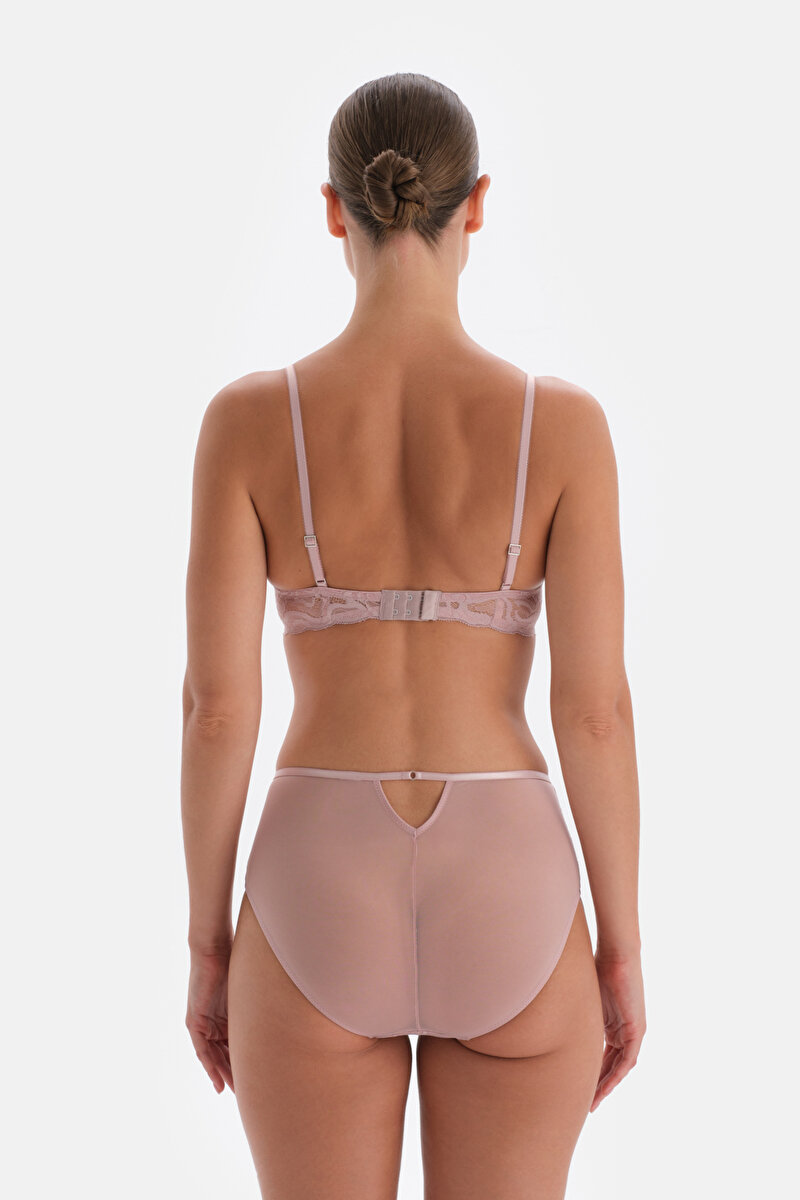 Soft Pembe Dantel Push-Up Sütyen 23AW23309GY_392 | DAGI