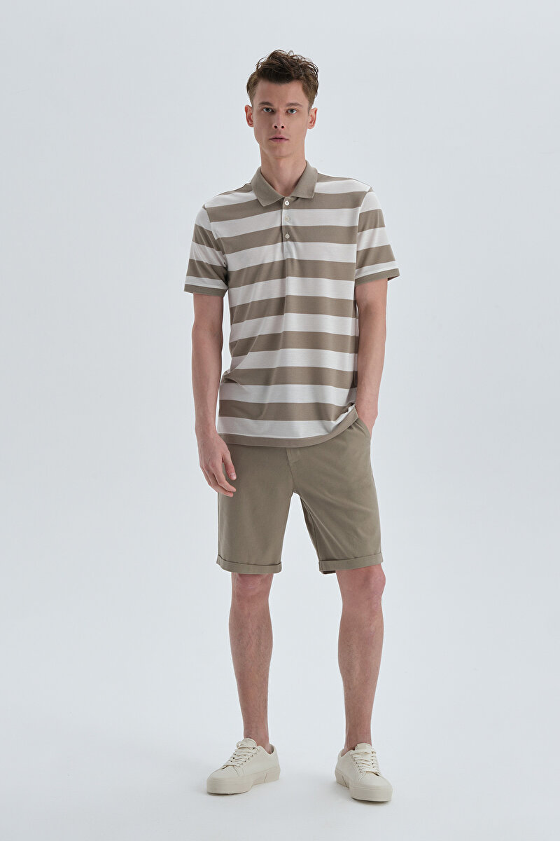 Dagi Mens Khaki Shorts 22SM16072NG_HK | DAGI