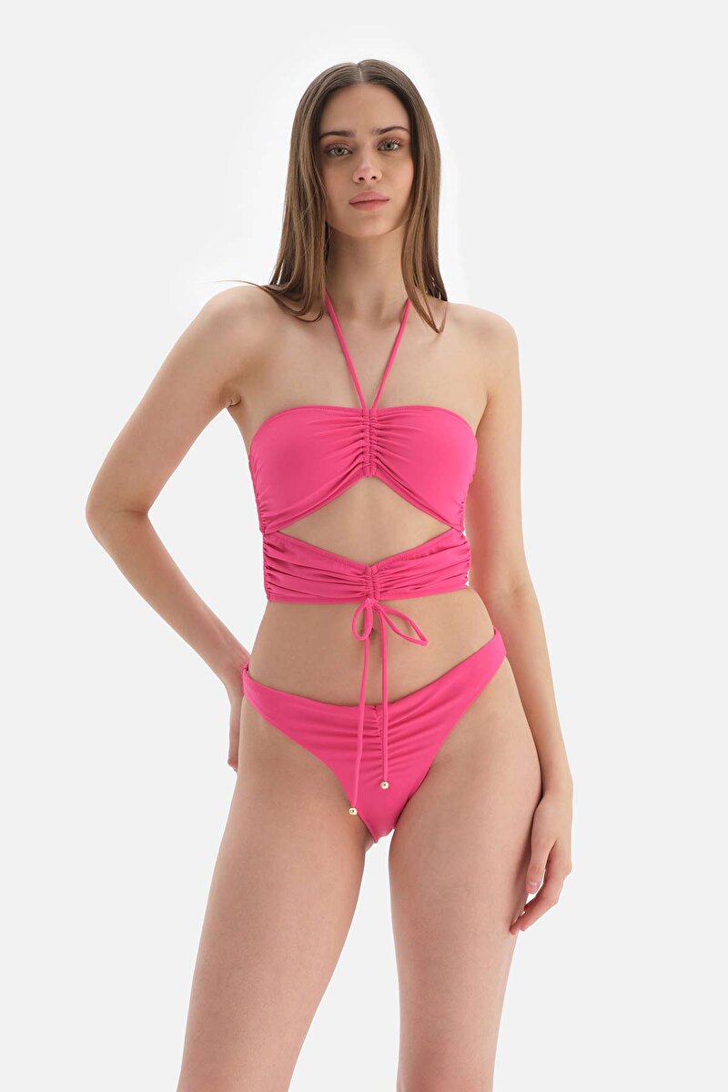 Fuşya Brazilian Düşük Bel Bikini Altı 23SW81067ST_FUS | DAGI