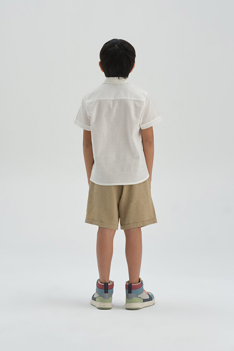 Dagi Boys Beige Shorts 22SB16078BD_BEJ | DAGI