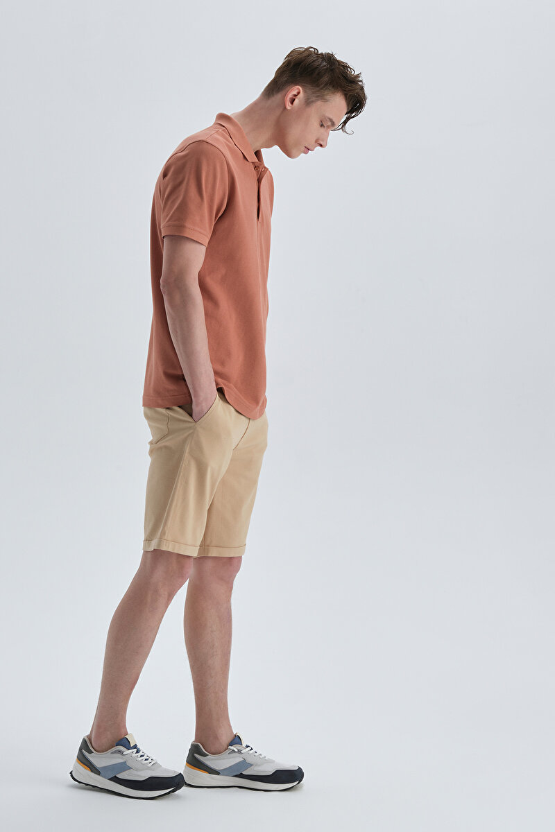 Dagi Mens Beige Shorts 22SM16072NG_BEJ | DAGI