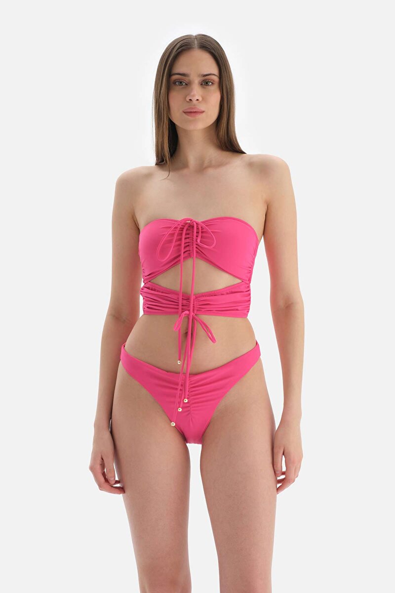 Fuşya Brazilian Düşük Bel Bikini Altı 23SW81067ST_FUS | DAGI