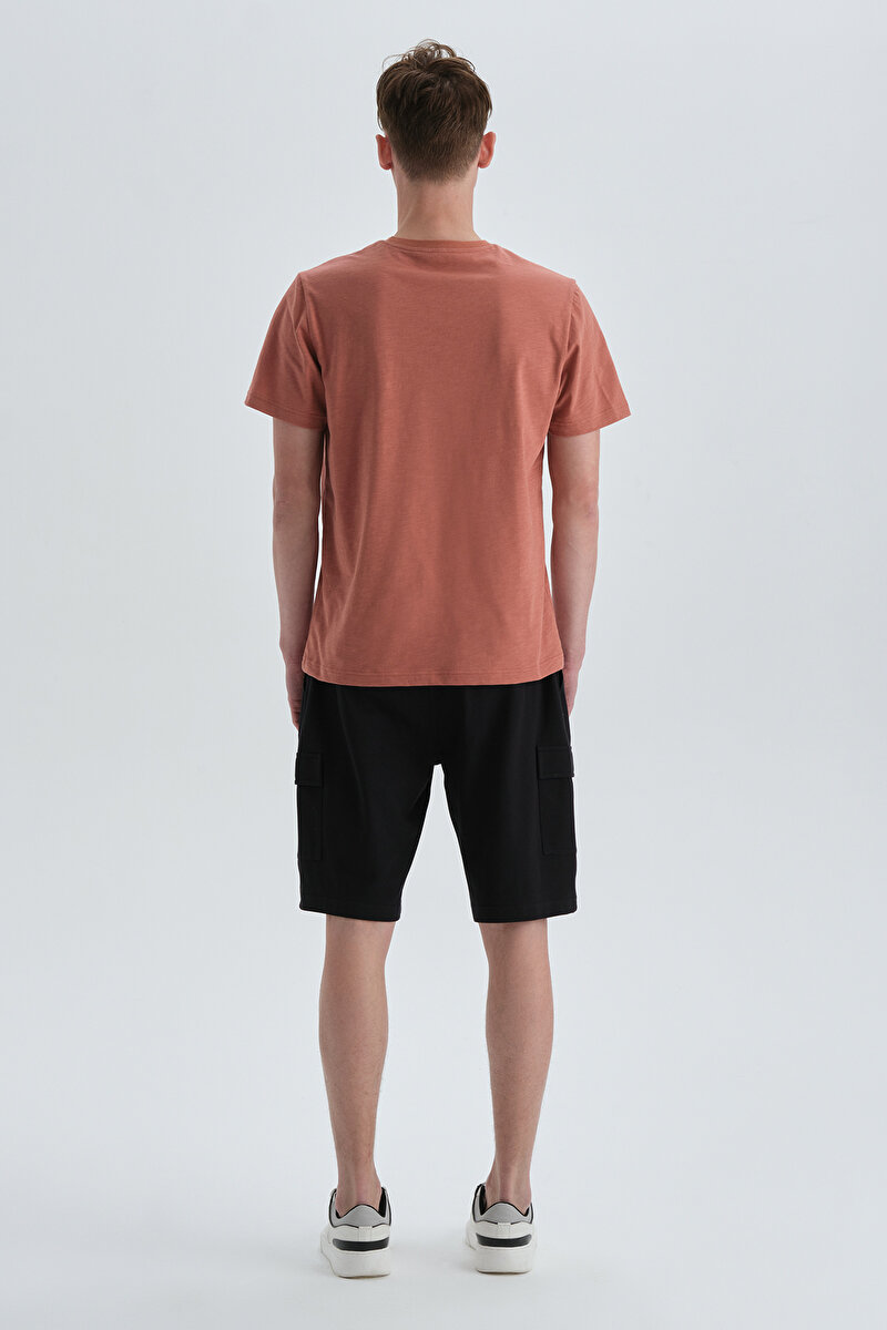 Dagi Mens Terracotta T-Shirt 22SM12052NG_KRMT | DAGI