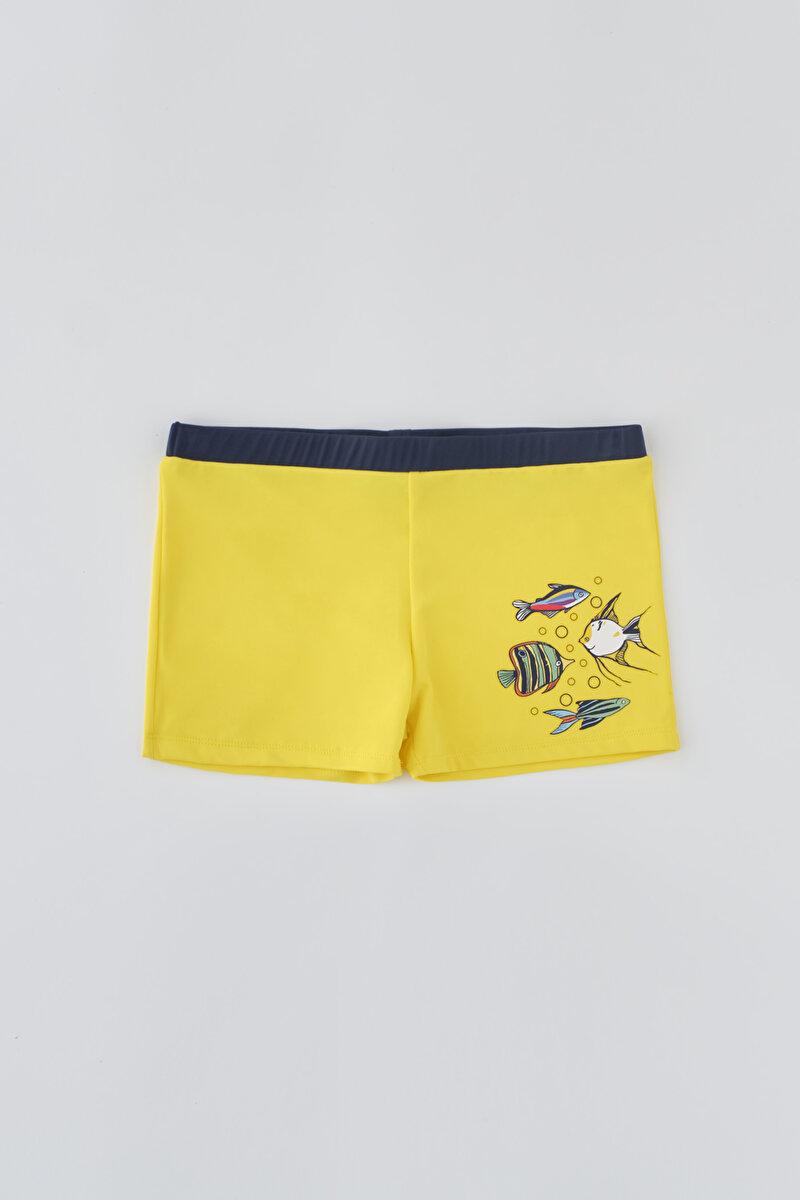 Dagi Boys Yellow Swimming Trunks 22SC46018GB_SR | DAGI