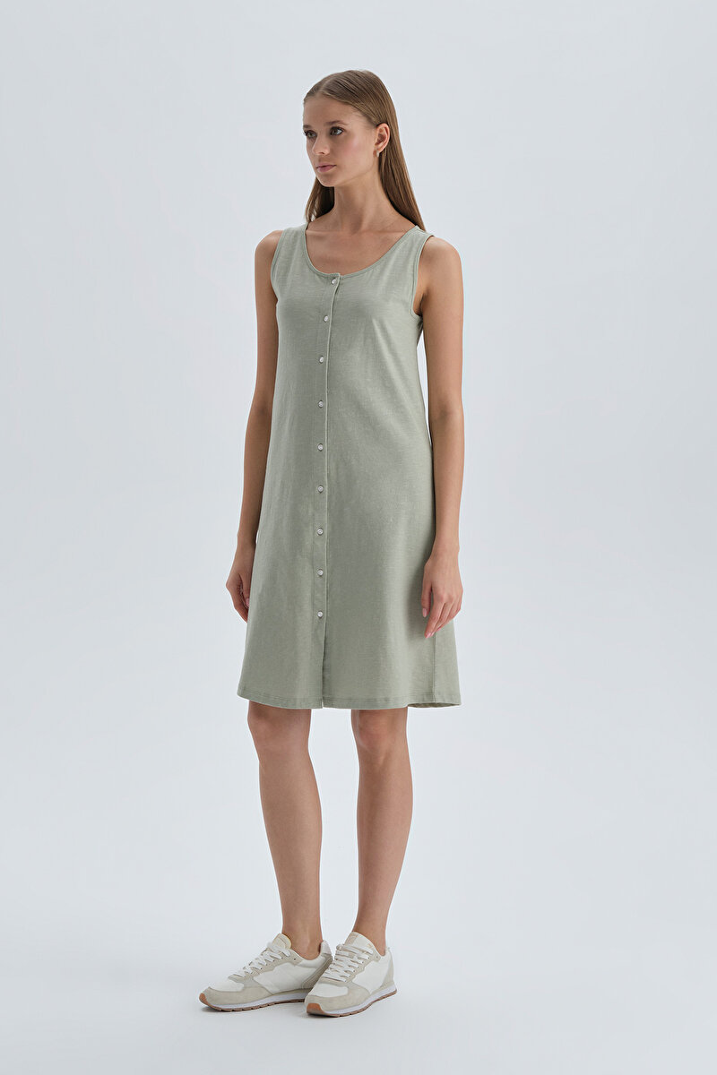 Dagi Womens Light Greeen Dress 22SW86002BD_AYES | DAGI