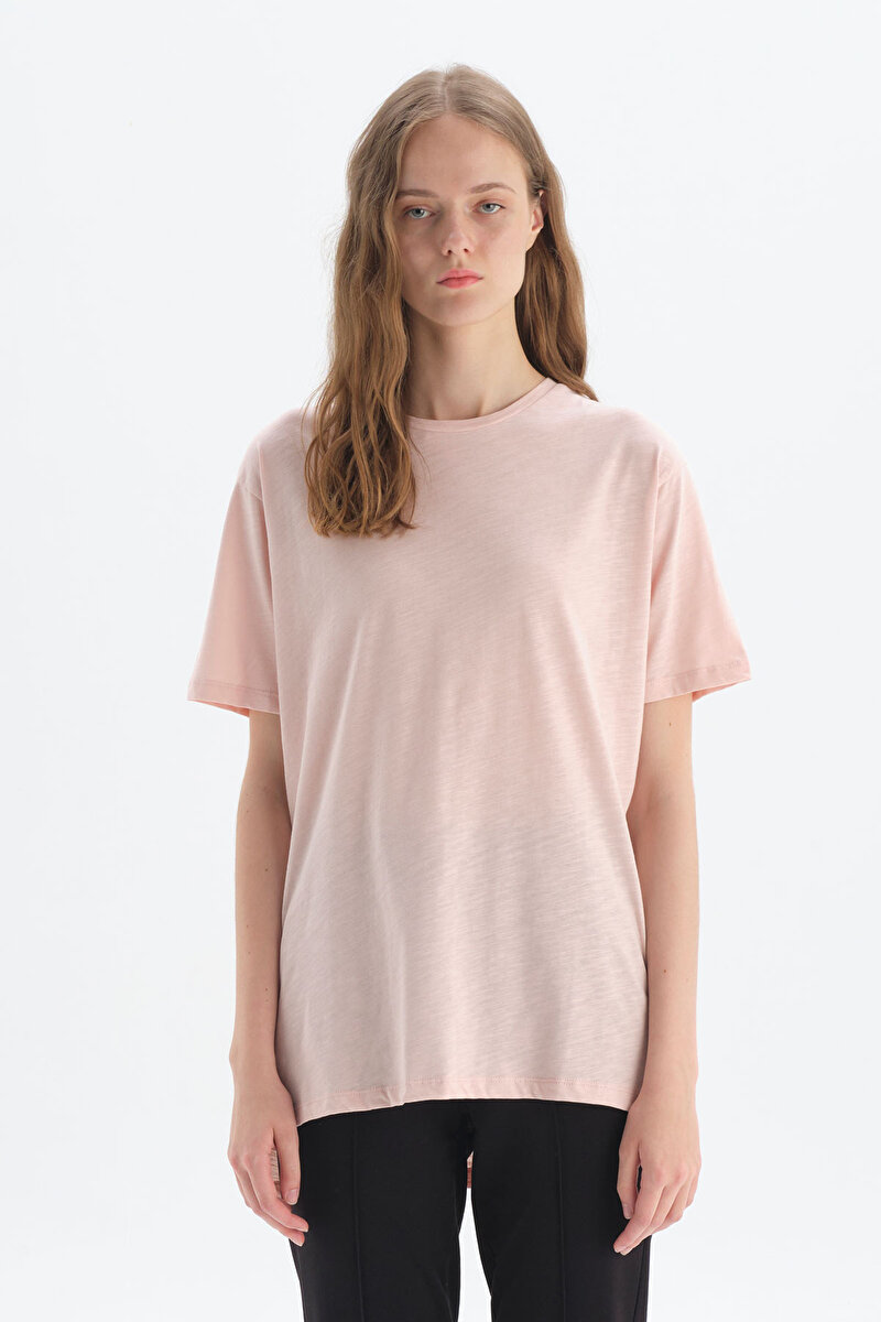 Dagi Womens Pink T-Shirt 22SW11078BD_PEM | DAGI