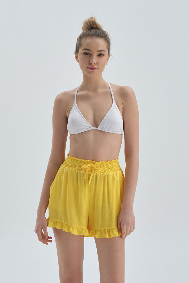 Dagi Womens Yellow Shorts 22SW15089BD_SR | DAGI